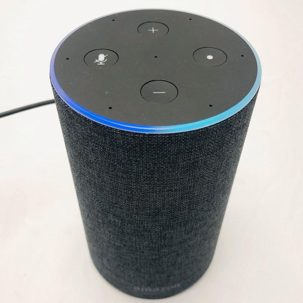 Amazon Alexa Echo II Gen 2 WiFi Bluetooth smart speaker home assistant w charger